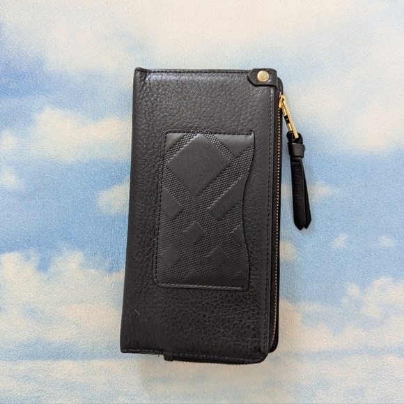 Burberry Black Leather Wallet Purse - Picture 2 of 9